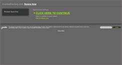 Desktop Screenshot of eventsdirectory.com